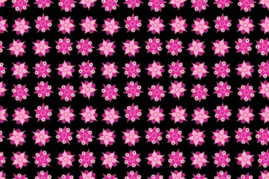 Vintge tarzında moda baskı. Kırmızı, pembe ve siyah renkte çiçeklerle sulu boya deseni. Dekorasyon ve tasarım için güzel bir desen. Çiçekli zarif desen, suluboya efekti.