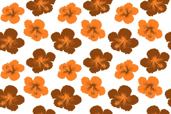 Tipografía Aloha Con Ilustración Floral Hibisco Para Impresión Camisetas Ilustración — Foto de Stock