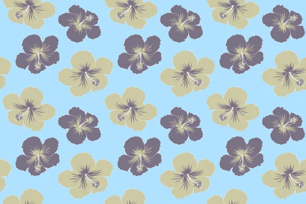 Seamless Pattern Hawaiian Aloha Shirt Seamless Design Gray Beige Colors — Stock Photo, Image