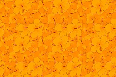 Sarı renklerde, klasik çiçeksiz desen..