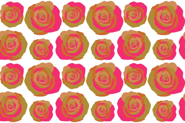 빈티지 무늬가 피운다 식물학적 자홍색 장미가 가시없는 — 스톡 사진
