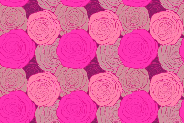 Purpurové Abstraktní Květiny Bezproblémový Vzorec Akvarelové Pozadí — Stock fotografie