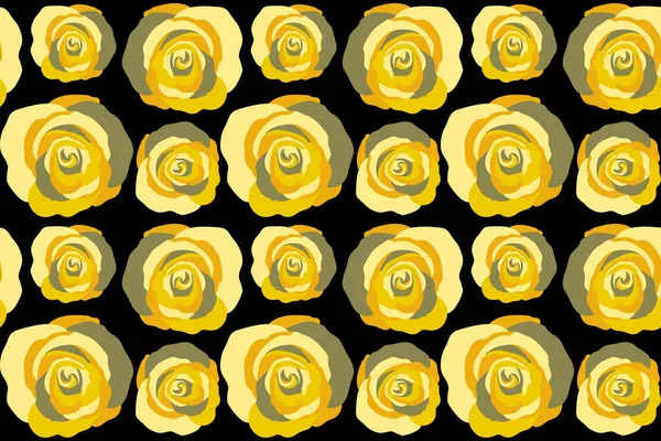 Krásný Bezešvý Vzor Malých Abstraktních Žlutých Růžových Květinách Malé Barevné — Stock fotografie