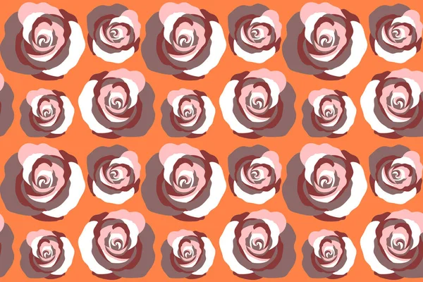 Frühling Abstrakten Hintergrund Mit Rosen Blume Blütenblatt Blühende Illustration Rose — Stockfoto