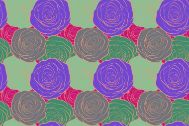 Son moda çiçeksiz desen.