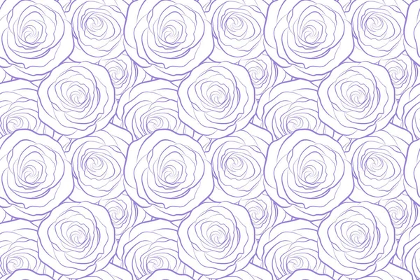 Бесшовный Фон Фиолетовых Розах Силуэт Бесшовный Фон Цветными Пятнами — стоковое фото