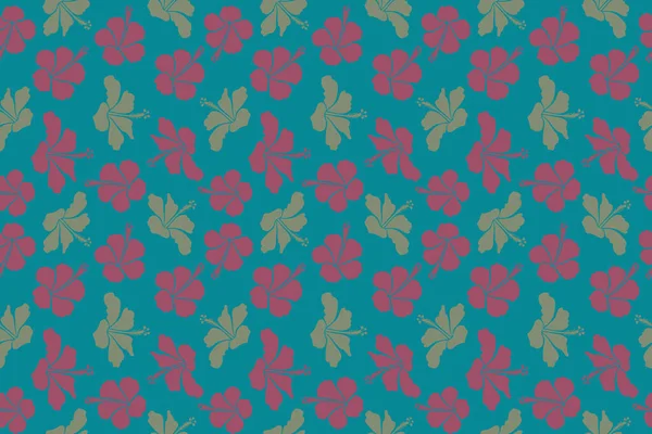 Тропические Листья Нейтральные Розовые Голубые Цветы Ручная Раскраска Нейтральные Розовые — стоковое фото