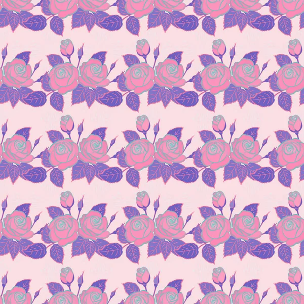 100,000 Pink roses pattern Vector Images | Depositphotos