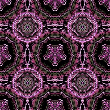 Vektör çizimi. Kesik kağıt dantel dokusu, vektör tül arkaplan, girintisiz desen.