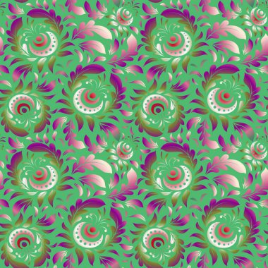 Etnik Hint folkloru. Menekşe, kırmızı ve yeşil süslemeli, geometrik Fas dikişsiz desenli, vektör soyut yama işi arka plan. Şekil verilmiş yıldızlar, kar taneleri ve ızgaralar.