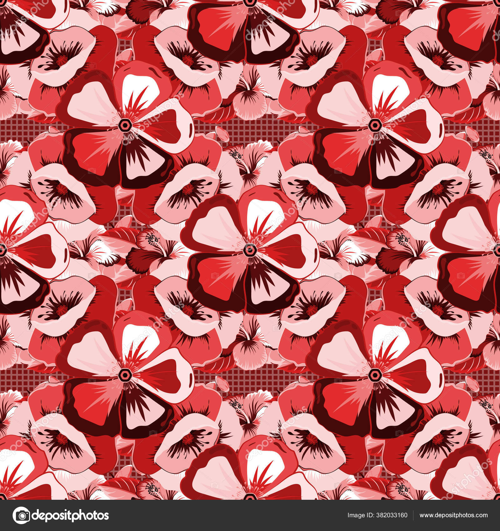 Vector Seamless Floral Pattern Cosmos Flowers Leaves Decorative Elements Splash Vector Image By C Design At Ua Gmail Com Vector Stock 382033160