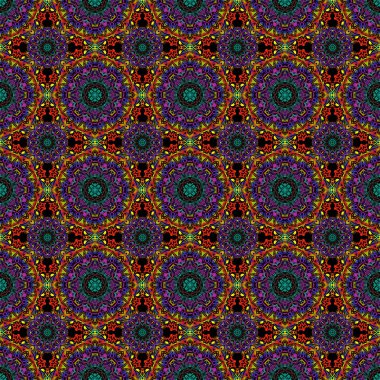 Dekoratif tasarım unsuru filigran hat sanatı. Vektör çizimi. Mor, kırmızı ve sarı klasik barok süsü. Retro pürüzsüz desenli antika akanthus.