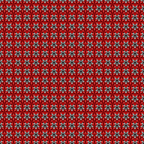 Урожай Червоний Рожевий Сірий Безшовний Візерунок Абстрактний Орнаментний Текстильний Візерунок — стоковий вектор