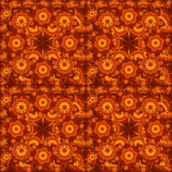 Motif Vectoriel Sans Couture Aux Couleurs Marron Rouge Orange Pour — Image vectorielle