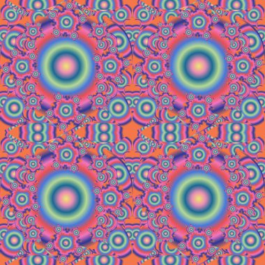 Çiçekli, şık duvar kağıtları. Soyut vektör arkaplanı. Çiçek açan çiçek ve yaprakların mavi, pembe ve menekşe renginde desenleri var..