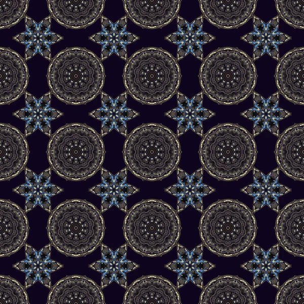 Illustrazione Vettoriale Invernale Nei Colori Nero Blu Grigio Modello Copertina — Vettoriale Stock