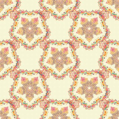 Kartlar, davetiyeler, pembe, turuncu ve bej renkli web tasarımı için dekoratif arka plan. Retro dijital kağıt. Vektörsüz geometrik desenler. Eski dokular.