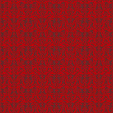 Tekstil baskısı, baskı ya da kumaş için doğu süsü. Siyah ve kırmızı renklerde kusursuz desen. İslami vektör tasarımı.