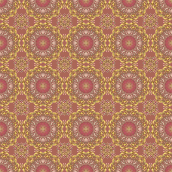 Patrón Sin Costuras Vector Merry Christmas 2019 Colores Rosa Beige — Archivo Imágenes Vectoriales