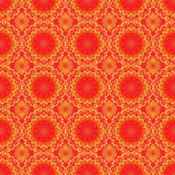 Flaches Design Aus Beigen Roten Und Orangen Schneeflocken Isoliert Schneeflocken — Stockvektor