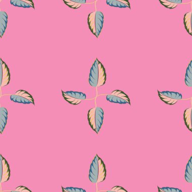 Bir sürü karışık çiçekli vektör illüstrasyonu. Moda olmayan çiçek desenleri.