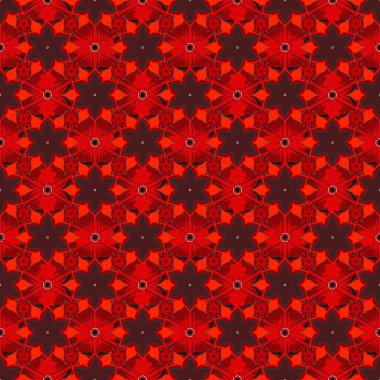 Tekstil baskısı, baskı ya da kumaş için doğu süsü. İslami vektör tasarımı Pembe, siyah ve kırmızı renklerde kusursuz desen.