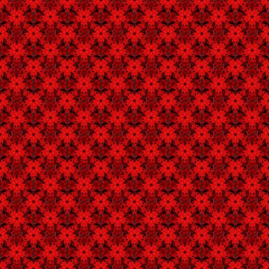 Siyah ve kırmızı mehndi 'nin vektörsüz deseni. Geleneksel Hint tarzı, kına dövmesi, baskı, çıkartma, mehndi, yoga tasarımı için süs eşyası..