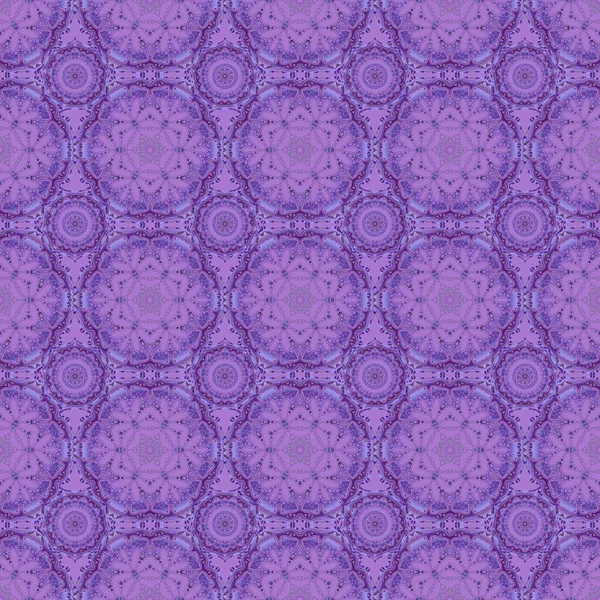 Векторный Бесшовный Дамасский Узор Классические Обои Фон Декоративная Повязка Фиолетовых — стоковый вектор