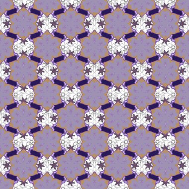 Mor, gri ve mor renkli süsler. Geometrik elementlere sahip soyut, pürüzsüz bir şekil. Hayranlar Noel eskizini şekillendirdi. Yeni yıl 2020 tatil süslemesi.