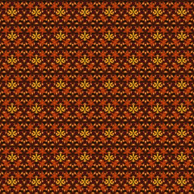 Tarz sahibi yıldızlar, kar taneleri ve ızgaralar. Gri, kırmızı ve turuncu süslemeleri, geometrik Fas dikişsiz desenleri olan soyut, pürüzsüz yama işi arka plan. Etnik Hint folkloru.