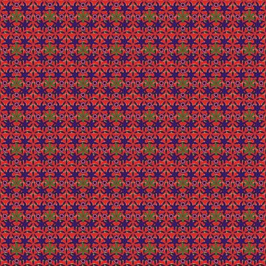 Yapraklı vector ditsy desen, bahar yaz zamanı, renkli çiçek arkaplan izi. Mor, pembe ve kırmızı renklerde yumuşak, pürüzsüz, saf bir çiçek.