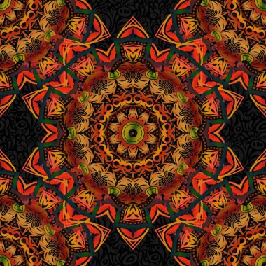 Vektör çizimi. Yinelenen canlı karalamalar - Kusursuz desen oluşturmak için herhangi bir hatları doldurmak için kullanın.