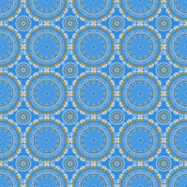 Tasarımınız için vektör yeşil, mavi ve gri desenli. Ambalaj kağıdı, baskı, kumaş ya da tekstil için modern geometrik kusursuz desen. Klasik süs.