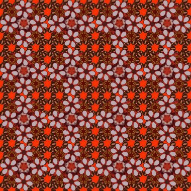 Kahverengi, turuncu ve gri renklerde kusursuz suluboya desenler. Web sayfaları için romantik arka plan, düğün davetiyeleri, tekstil, duvar kağıdı.