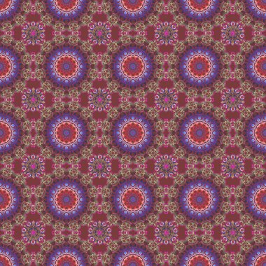 Basit kar taneleri pürüzsüz desenler, soyut elementler, dekoratif süsler. Arap, Asyalı, sedir motifleri mor, kırmızı ve mor renklerde. Güzel, pürüzsüz bir desen. Vektör illüstrasyonu.