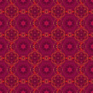 Vektör çizimi. Retro dikişsiz antika şekilli akanthus. Kırmızı, mor ve siyah klasik barok süsü. Dekoratif tasarım unsuru filigran kaligrafi.