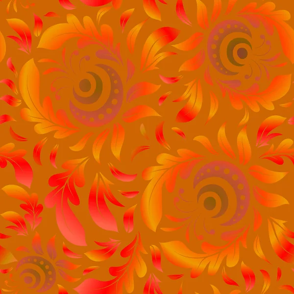 Украшение Ткани Текстиля Интерьера Коричневого Оранжевого Желтого Цветов Векторная Иллюстрация — стоковый вектор