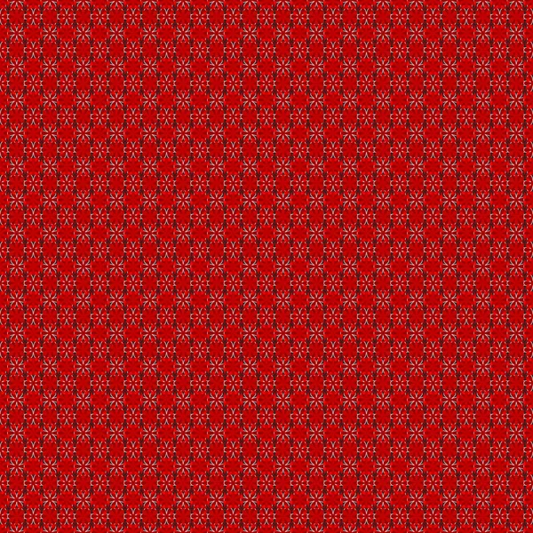Απρόσκοπτη Μοτίβο Μαύρα Και Κόκκινα Στοιχεία Μπούκλες Και Στολίδια Διάνυσμα — Διανυσματικό Αρχείο