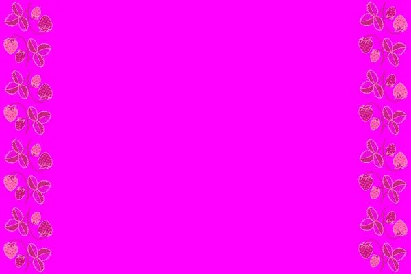 Vertikální Fialová Růžová Jahoda Abstraktní Bezešvý Vzor Kopírovacím Prostorem Místo — Stock fotografie
