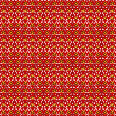 Kusursuz klasik vektör kırmızı, turuncu ve pembe desenli. Geleneksel oryantasyon süsü.