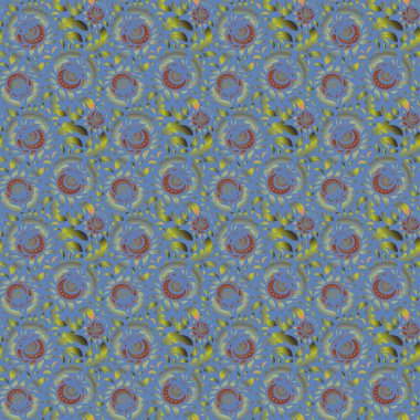 Sarı ve kahverengi renkte çiz. Vektör çizimi. Canlı yineleme - Basit, pürüzsüz desen yapmak için herhangi bir hatları doldurmak için kullanın.