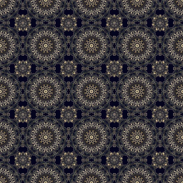 Modèle Flocons Neige Brun Noir Gris Modèle Mignon Vecteur Sans — Image vectorielle