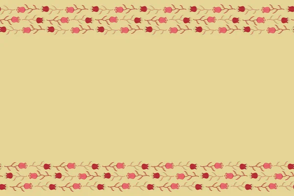 Floraler Hintergrund Abstrakter Tulpe Mit Kopierraum Platz Für Ihren Text — Stockfoto