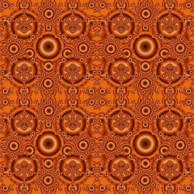 Kırmızı, kahverengi ve turuncu geometrik dikişsiz desen. Soyut vektör elementleriyle lüks karışık desen.