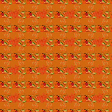 El boyaması küçük çiçekler. Vektör soyut zarafet, turuncu, sarı ve kırmızı renklerde çiçek arkaplanı..