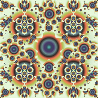 Mavi, gri ve sarı klasik barok süsü. Retro dikişsiz antika şekilli akanthus. Dekoratif tasarım unsuru filigran hat sanatı. Vektör illüstrasyonu.