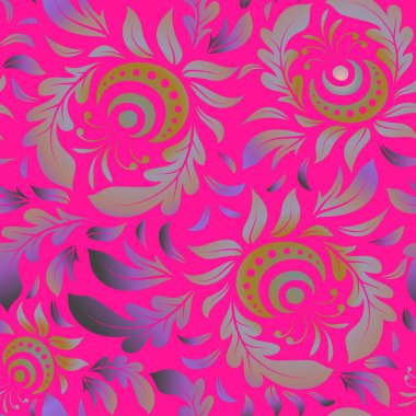 Eski Fas, Arap ve Türk süslemelerini taşıyın. Kusursuz menekşe ve mor vintage desen.