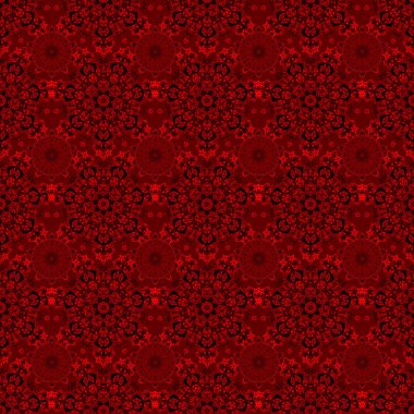 Soyut vektör unsurları olan lüks bir karışım. Siyah ve kırmızı geometrik pürüzsüz desen.