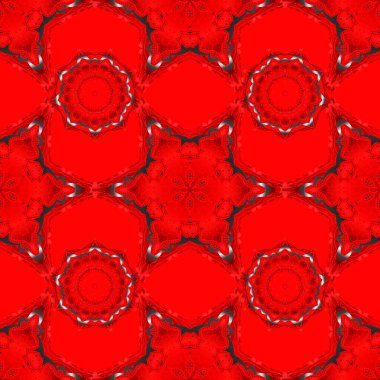 Kırmızı, kahverengi ve pembe klasik barok süsü. Retro dikişsiz antika şekilli akanthus. Vektör çizimi. Dekoratif tasarım unsuru filigran kaligrafi.