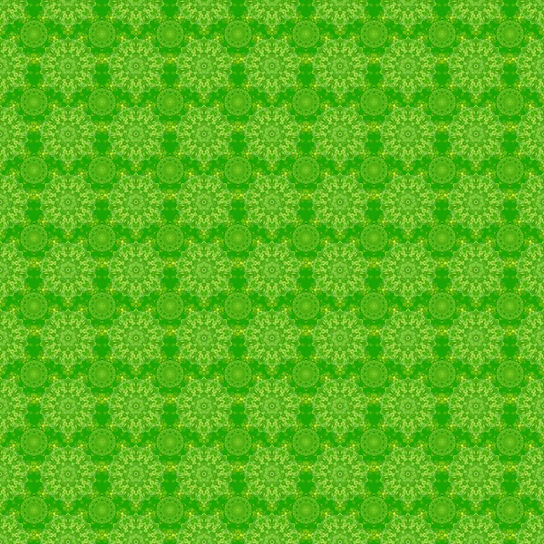 Mooie Groene Met Hand Getekende Naadloze Vector Illustratie Elegante Naadloze — Stockvector